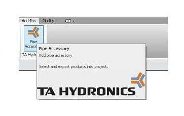 Bezpłatna wtyczka TA Hydronics do programu Revit